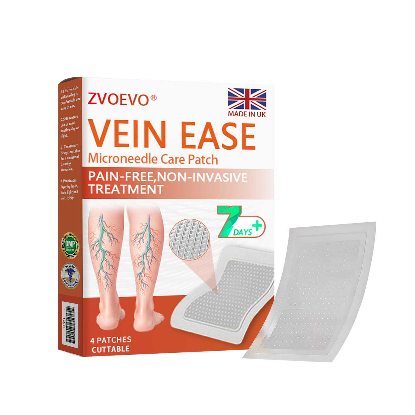 🪸💎Zvoevo® Vein Ease Microneedle Care Patch(For Spider Veins, Varicose Veins, Swelling & Leg Fatigue) - Last Day Promotion 50% OFF